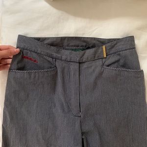 Highwaisted Ralph Lauren checked + cropped pants